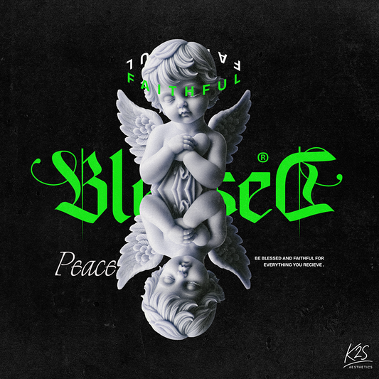 “Blessed & Faithful” Angel Artwork – Digital Download