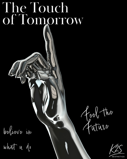 “The Touch of Tomorrow — Futuristic Chrome Hand Artwork | K2S Aesthetics”